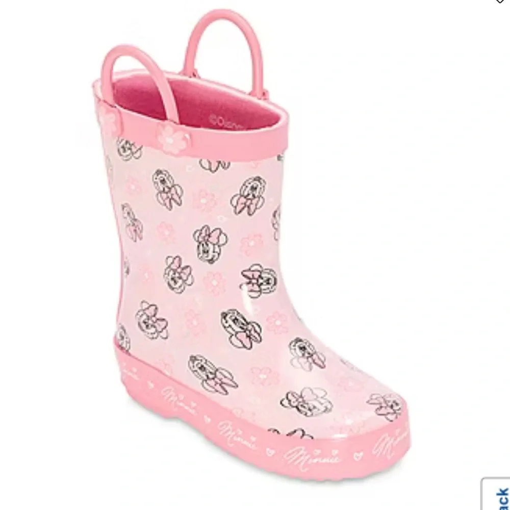 Disney Collection Little Kids Girls Minnie Mouse Rain Boots